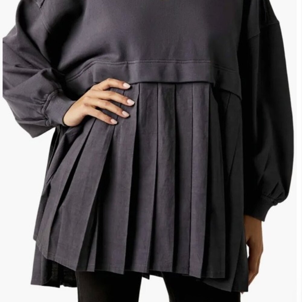 Layered Sweatshirt Minidress